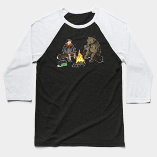 funny camping friends bear Baseball T-Shirt